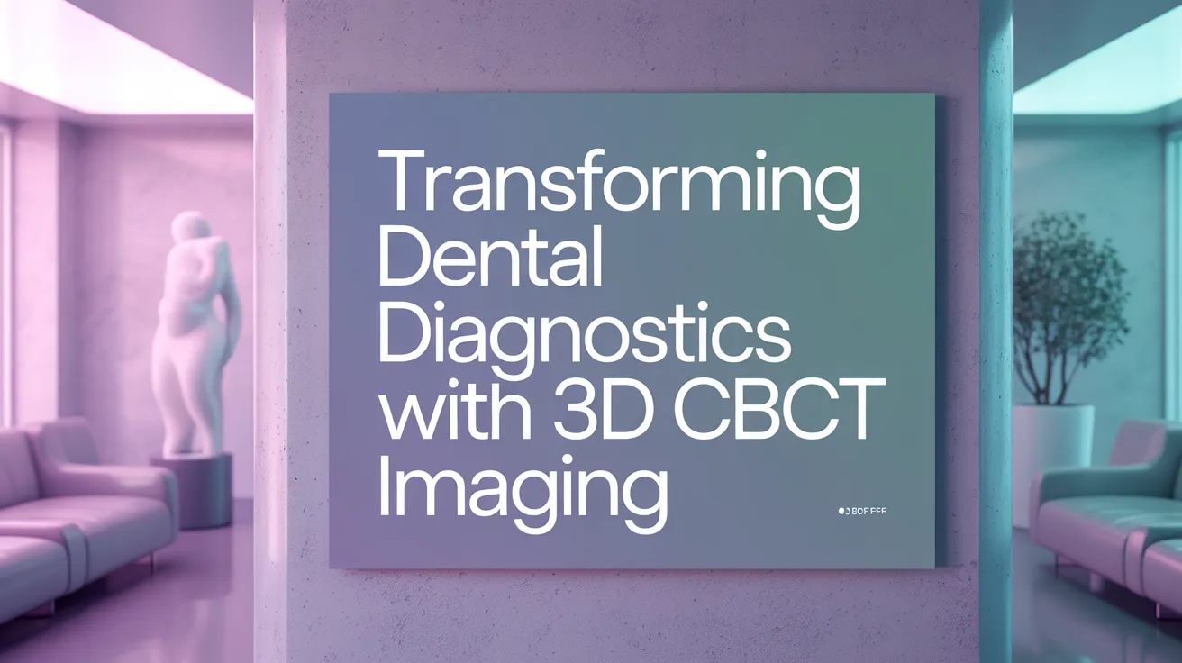 Transforming Dental Diagnostics with 3D CBCT Imaging