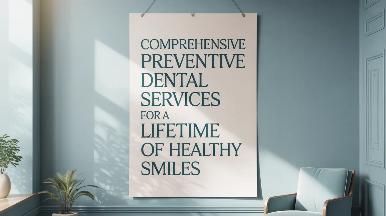 Comprehensive Preventive Dental Services for a Lifetime of Healthy Smiles