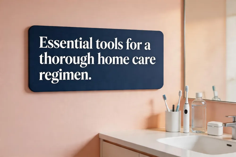 Essential tools for a thorough home care regimen.