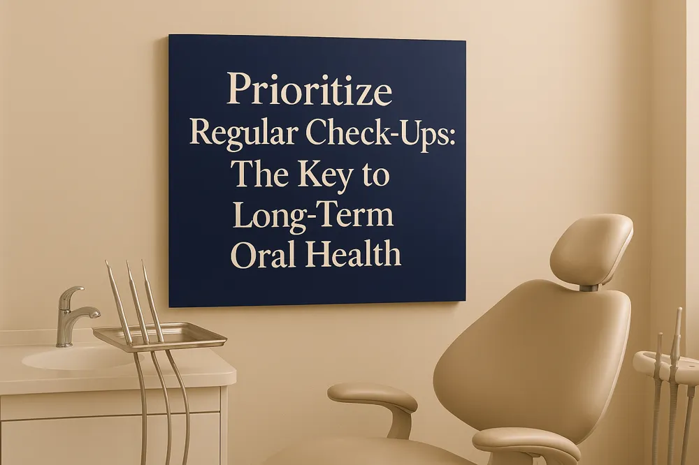 Prioritize Regular Check-Ups: The Key to Long-Term Oral Health