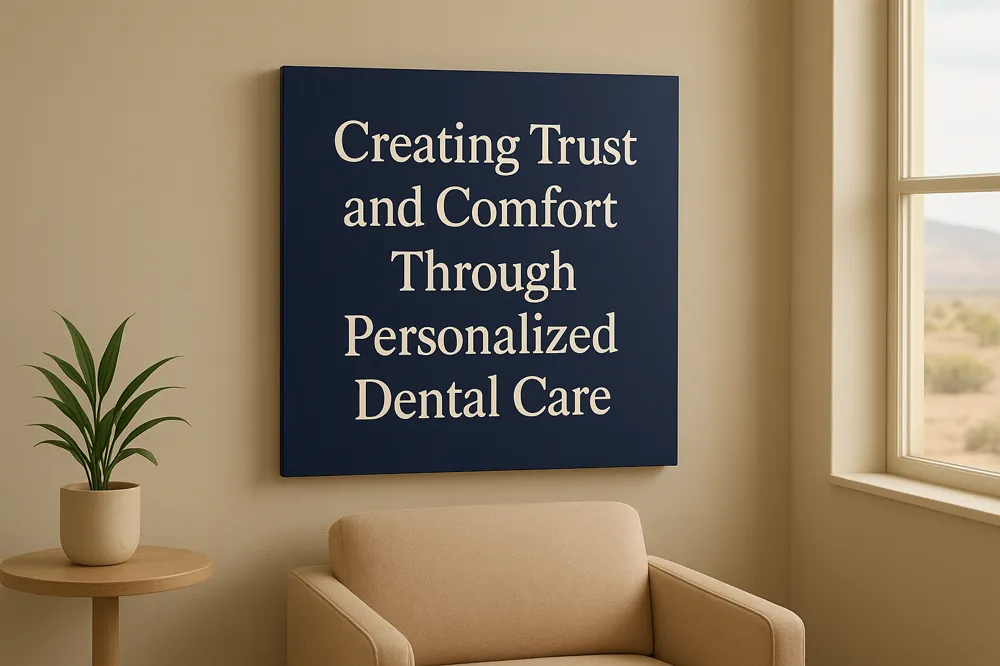 Creating Trust and Comfort Through Personalized Dental Care