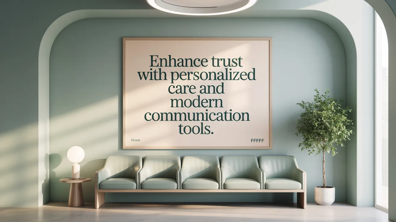 Enhance trust with personalized care and modern communication tools