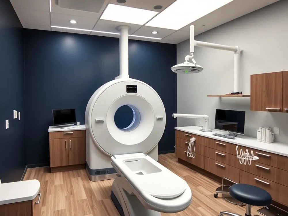 A cone-beam CT scan creates a 3D image of the teeth and jaw, providing detail that a panoramic X-ray simply cannot match.