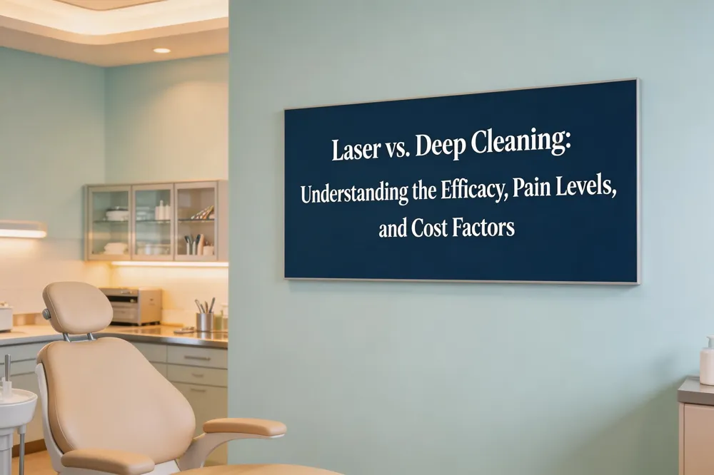 Laser vs. Deep Cleaning: Understanding the Efficacy, Pain Levels, and Cost Factors