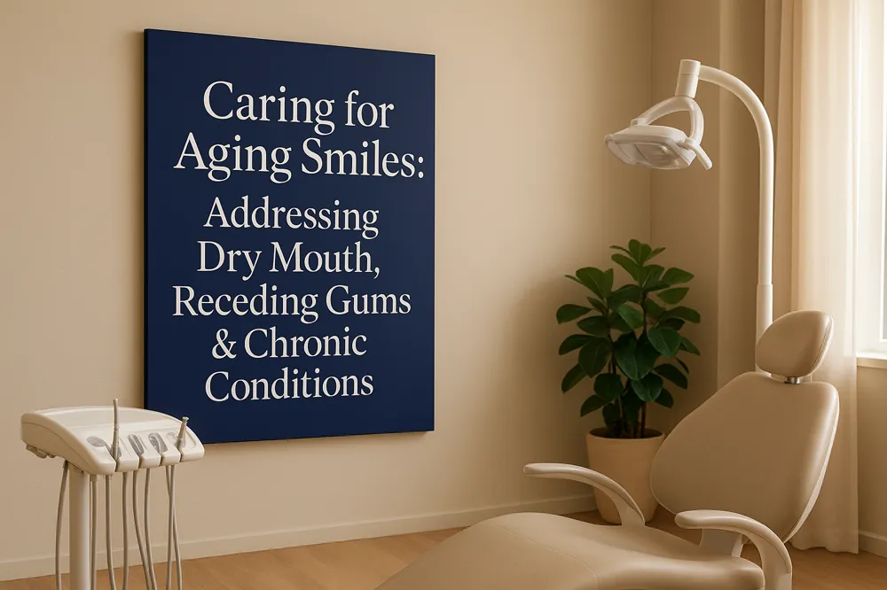 Caring for Aging Smiles: Addressing Dry Mouth, Receding Gums & Chronic Conditions