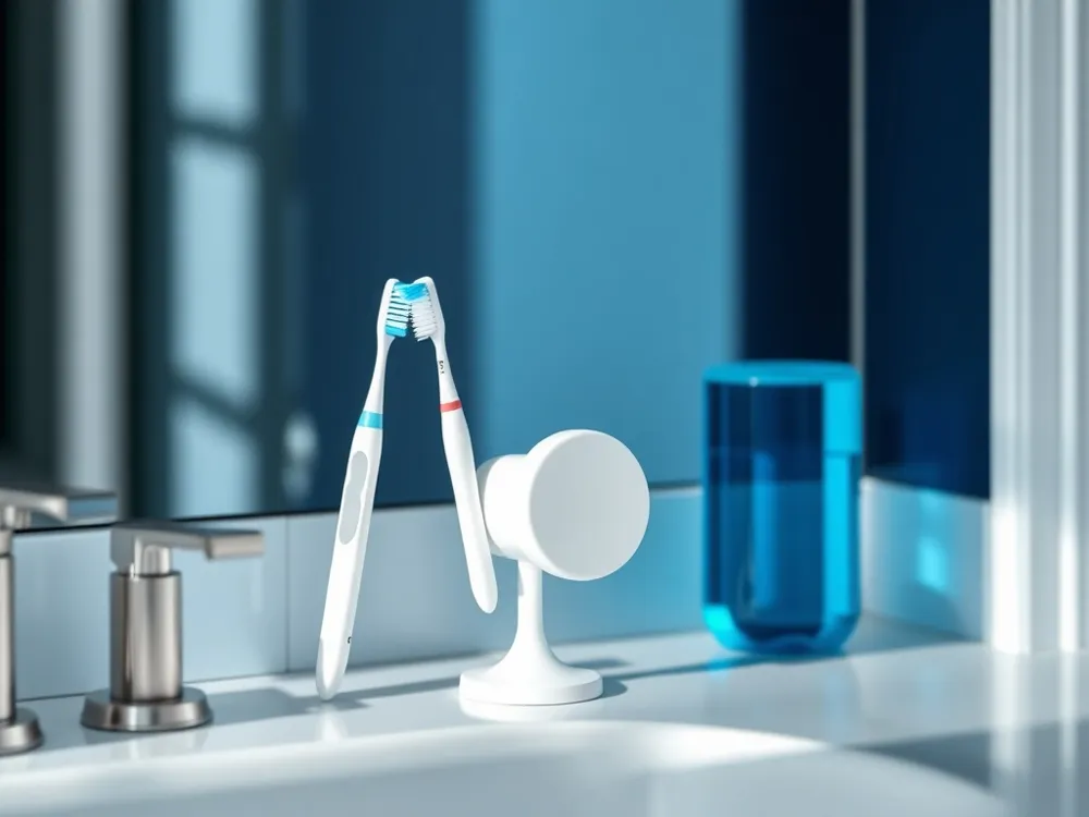 For maximum fluoride benefit, floss first to clear debris, then brush, and finish with therapeutic mouthwash without rinsing.