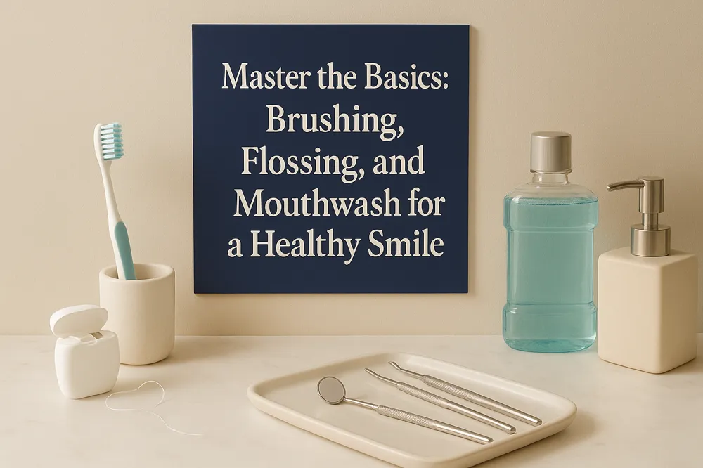 Master the Basics: Brushing, Flossing, and Mouthwash for a Healthy Smile