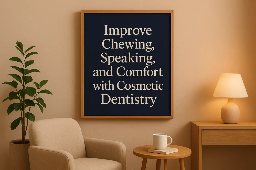 Improve Chewing, Speaking, and Comfort with Cosmetic Dentistry