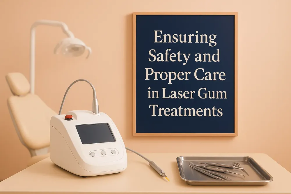 Ensuring Safety and Proper Care in Laser Gum Treatments