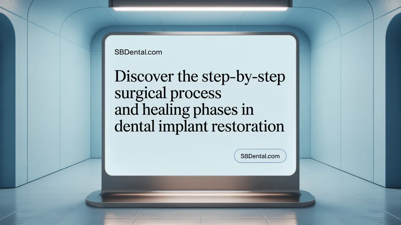 Discover the Step-by-Step Surgical Process and Healing Phases in Dental Implant Restoration