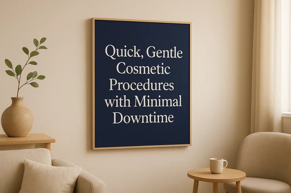 Quick, Gentle Cosmetic Procedures with Minimal Downtime