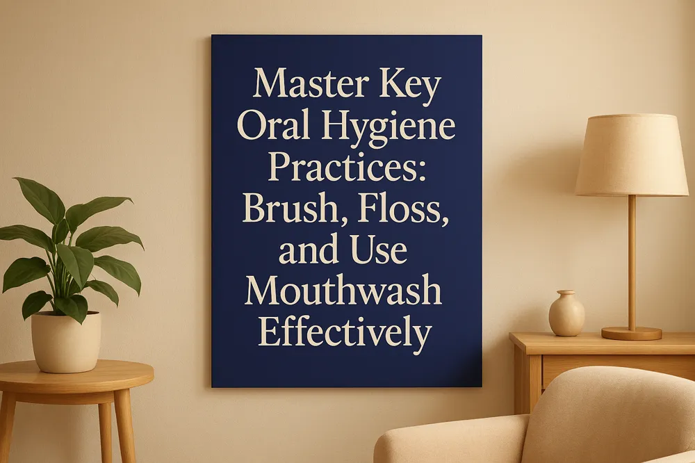 Master Key Oral Hygiene Practices: Brush, Floss, and Use Mouthwash Effectively