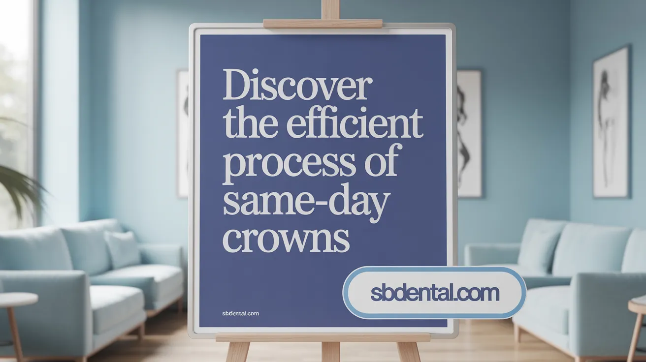 Discover the Efficient Process of Same-Day Crowns