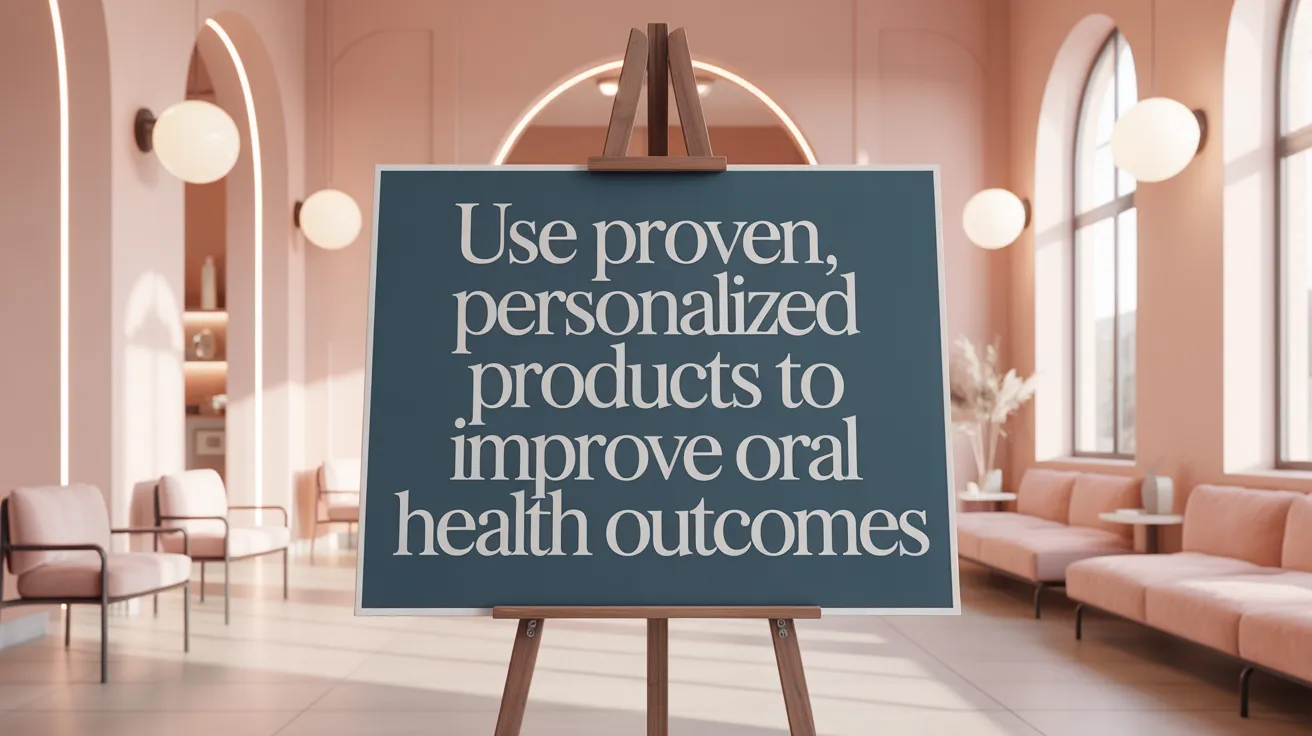 Use proven, personalized products to improve oral health outcomes