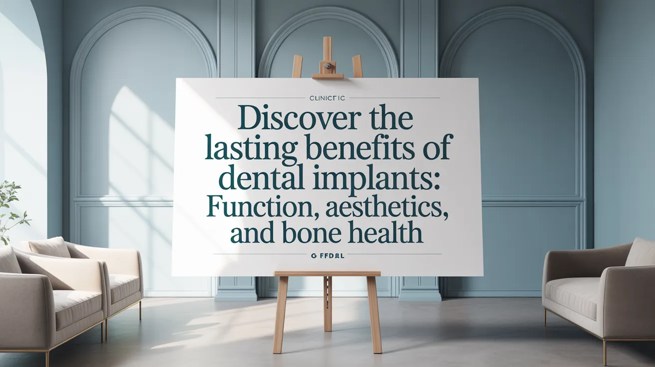 Discover the Lasting Benefits of Dental Implants: Function, Aesthetics, and Bone Health