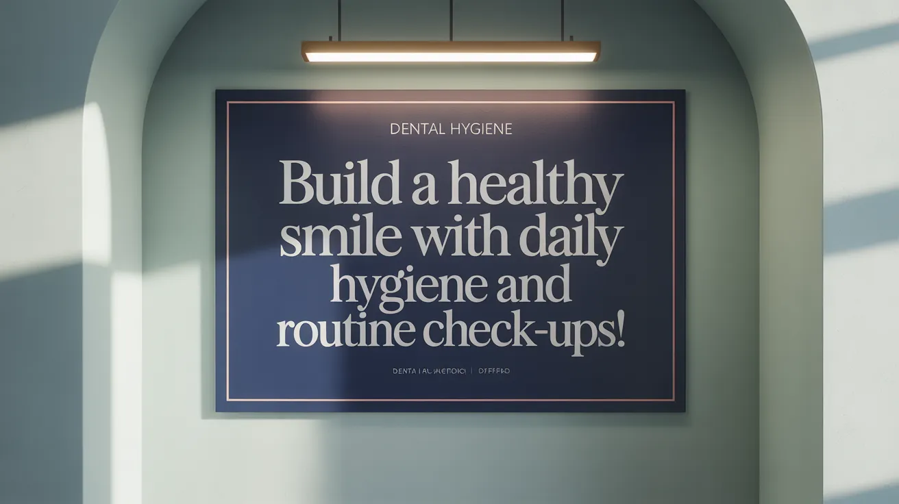 Build a Healthy Smile with Daily Hygiene and Routine Check-Ups!