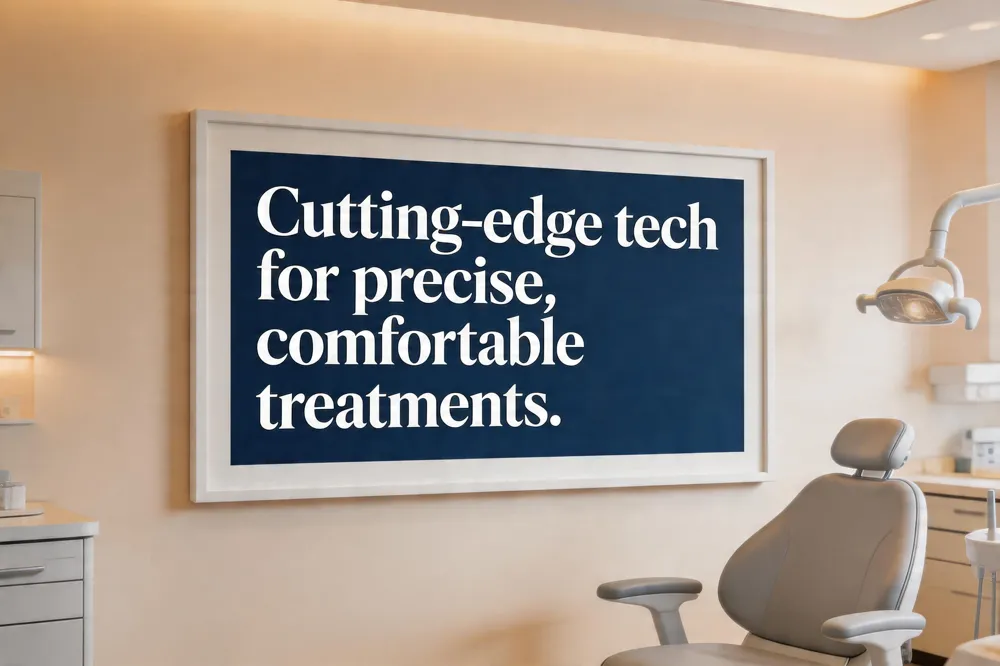 Cutting‑edge tech for precise, comfortable treatments.