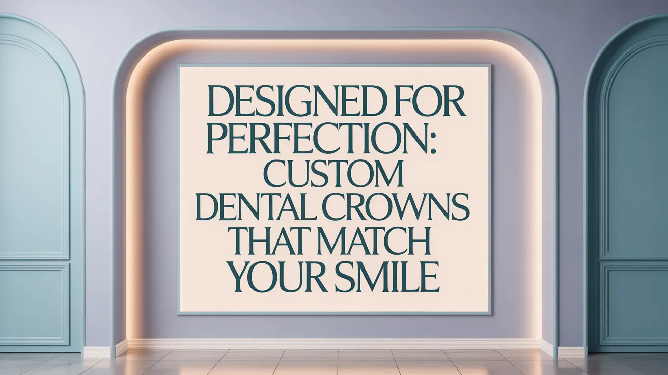 Designed for Perfection: Custom Dental Crowns That Match Your Smile