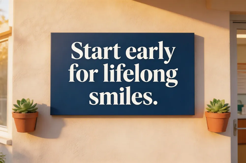 Start early for lifelong smiles.