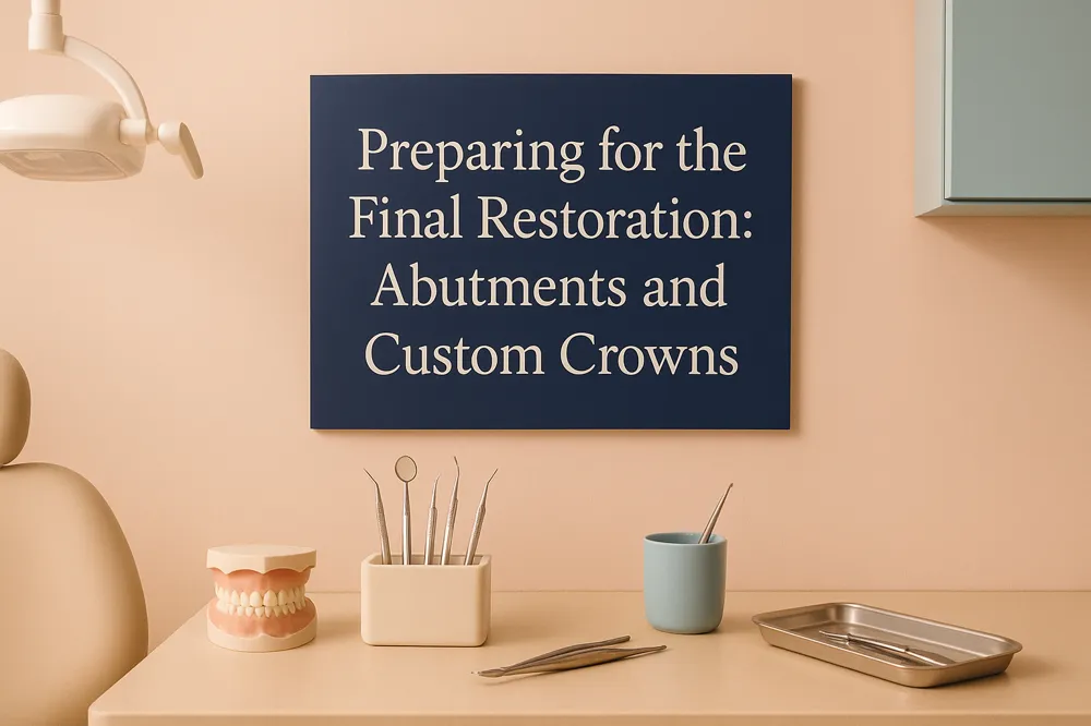 Preparing for the Final Restoration: Abutments and Custom Crowns