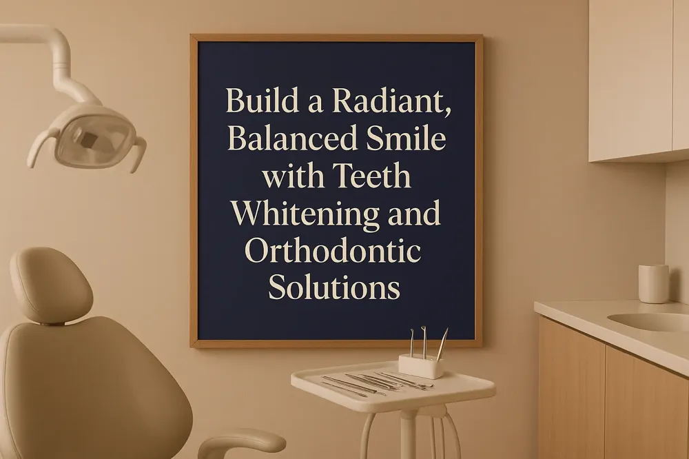 Build a Radiant, Balanced Smile with Teeth Whitening and Orthodontic Solutions