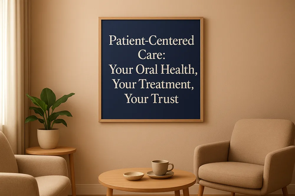 Patient-Centered Care: Your Oral Health, Your Treatment, Your Trust