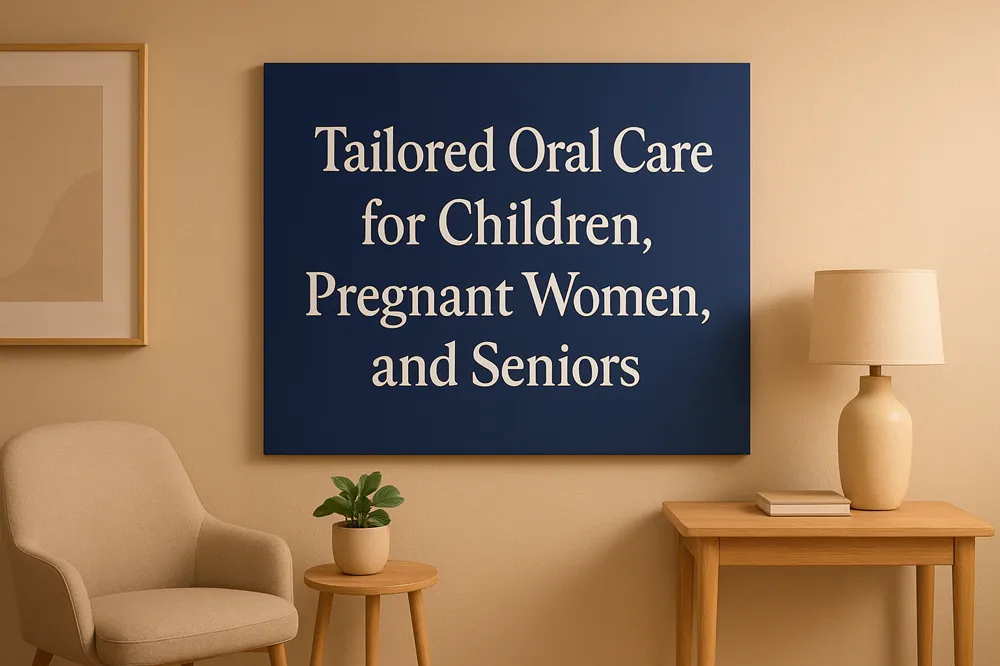 Tailored Oral Care for Children, Pregnant Women, and Seniors