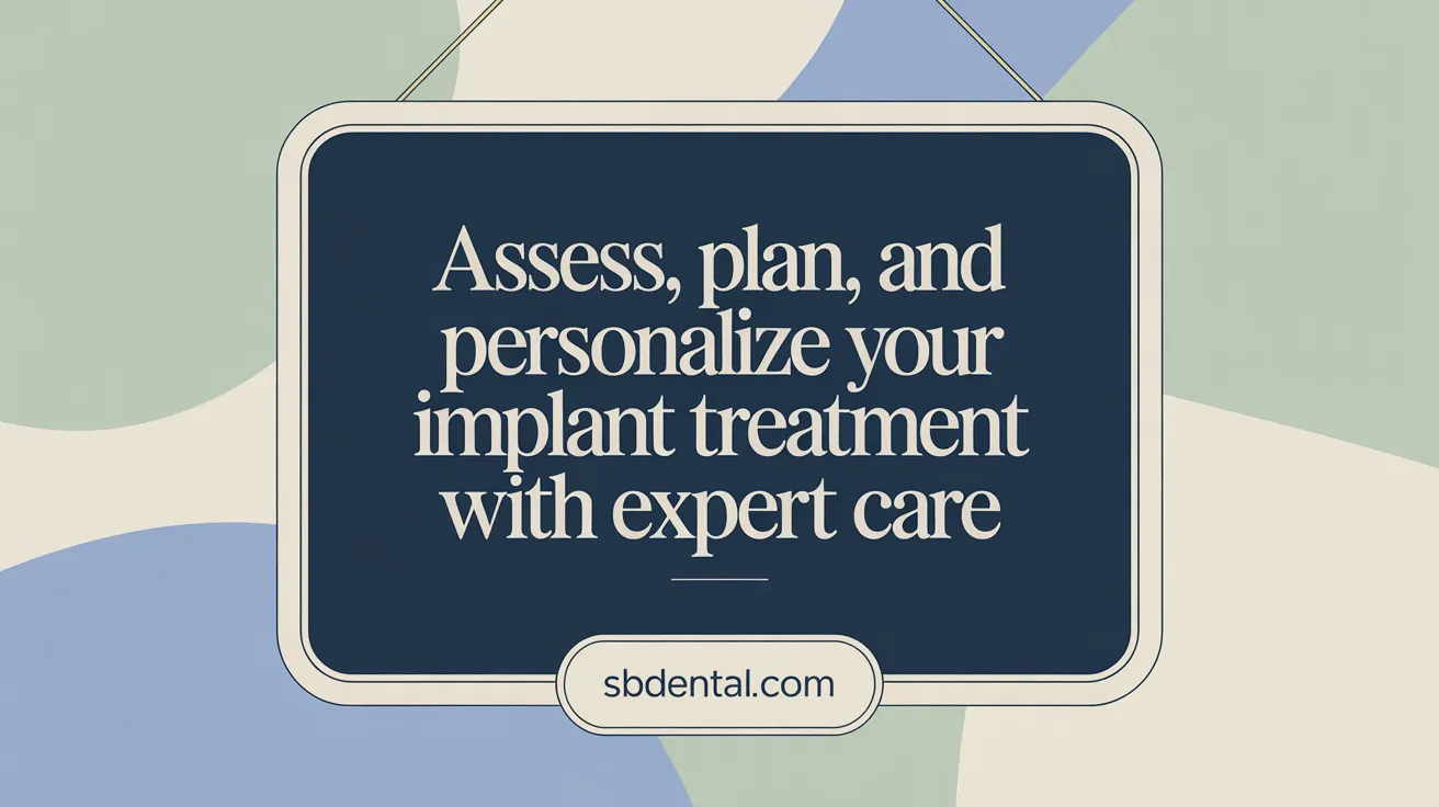 Assess, Plan, and Personalize Your Implant Treatment with Expert Care