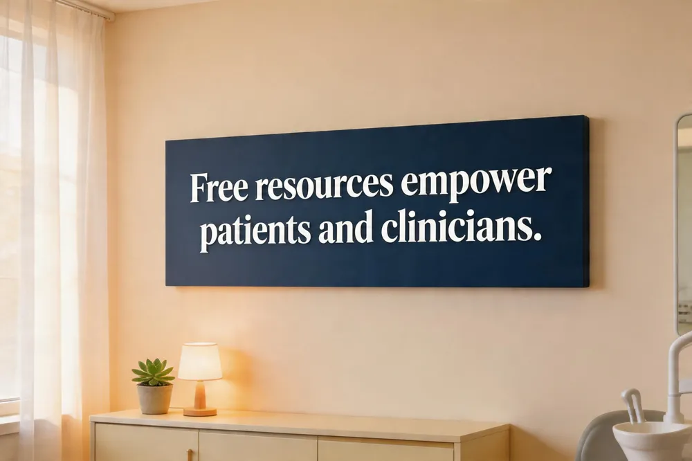 Free resources empower patients and clinicians.