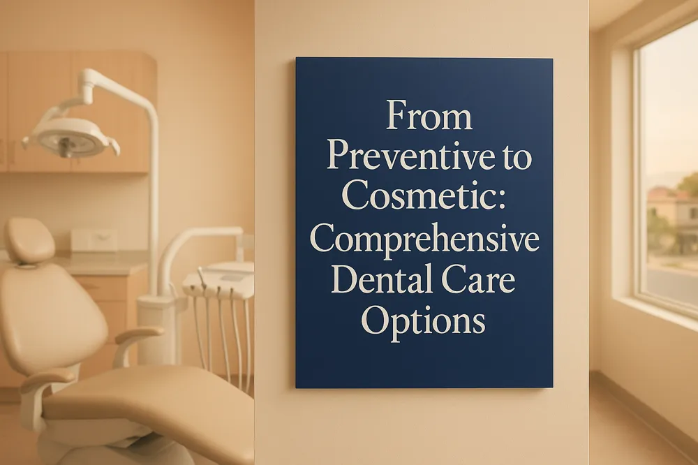 From Preventive to Cosmetic: Comprehensive Dental Care Options