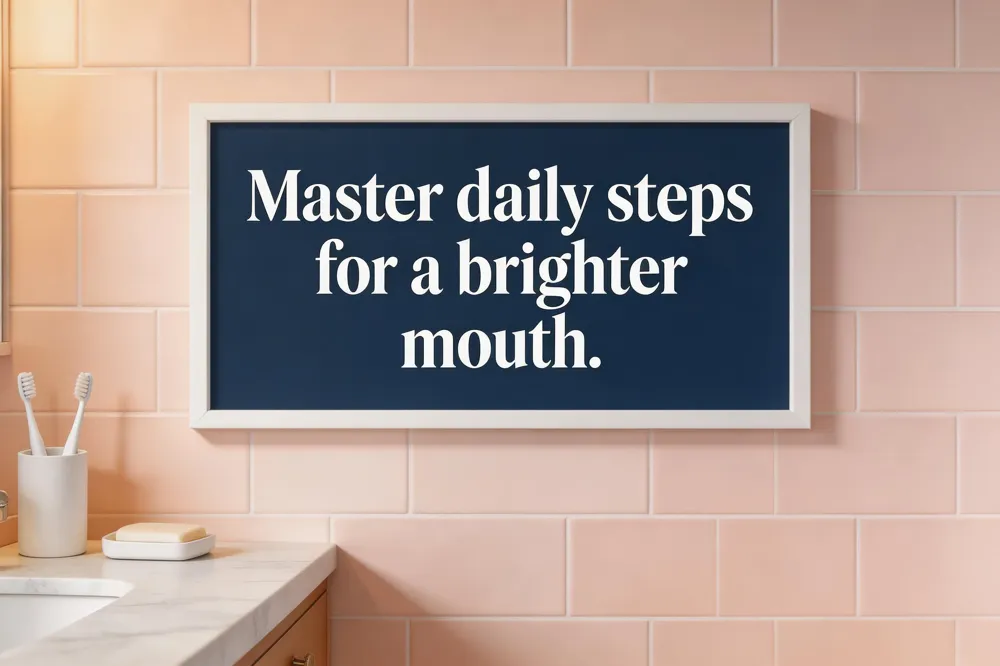 Master daily steps for a brighter mouth.
