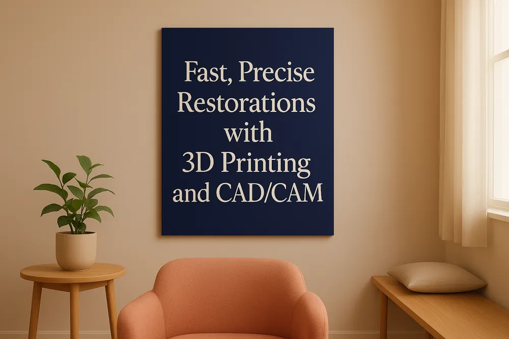 Fast, Precise Restorations with 3D Printing and CAD/CAM