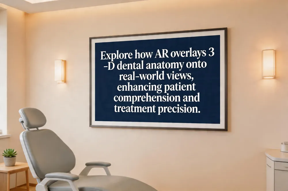 Explore how AR overlays 3‑D dental anatomy onto real‑world views, enhancing patient comprehension and treatment precision.