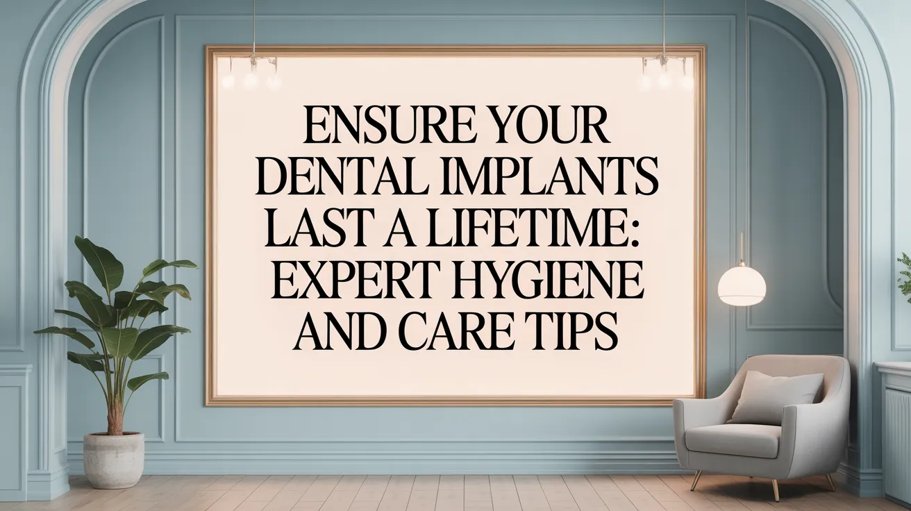 Ensure Your Dental Implants Last a Lifetime: Expert Hygiene and Care Tips
