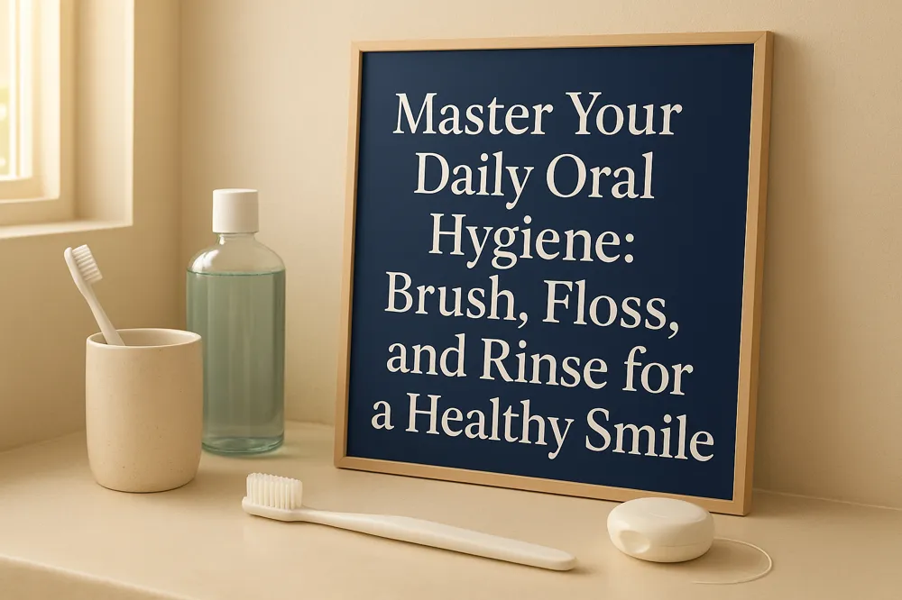 Master Your Daily Oral Hygiene: Brush, Floss, and Rinse for a Healthy Smile