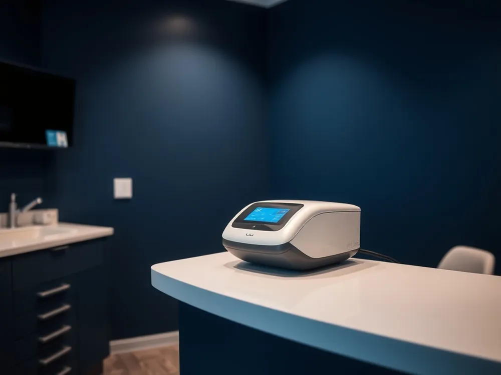 Potential drawbacks of laser treatment include higher expense, multiple visits, limited effectiveness in deep bone defects, and risks of thermal injury if settings are incorrect.