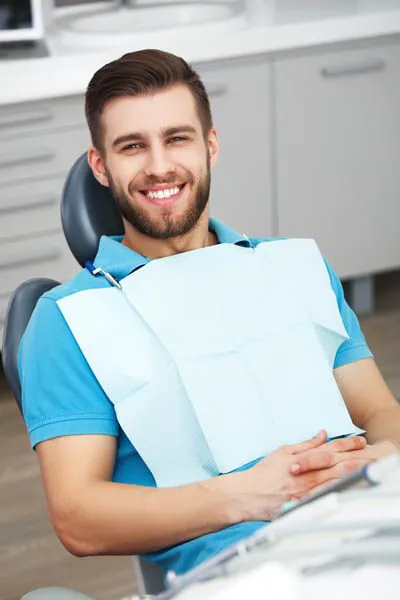 man smiling during his visit to Southern Boulevard Dental