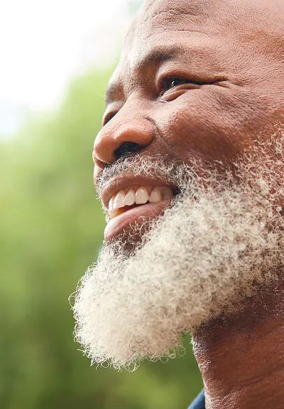 man smiling big after restorative care from Southern Boulevard Dental